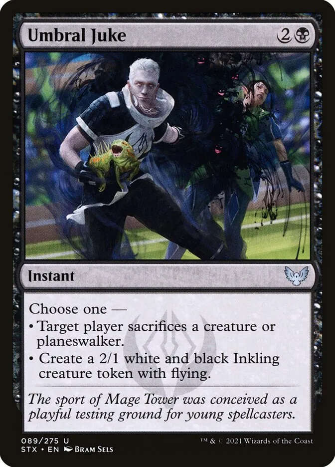 2021 Strixhaven: School of Mages Umbral Juke #89 uncommon card image