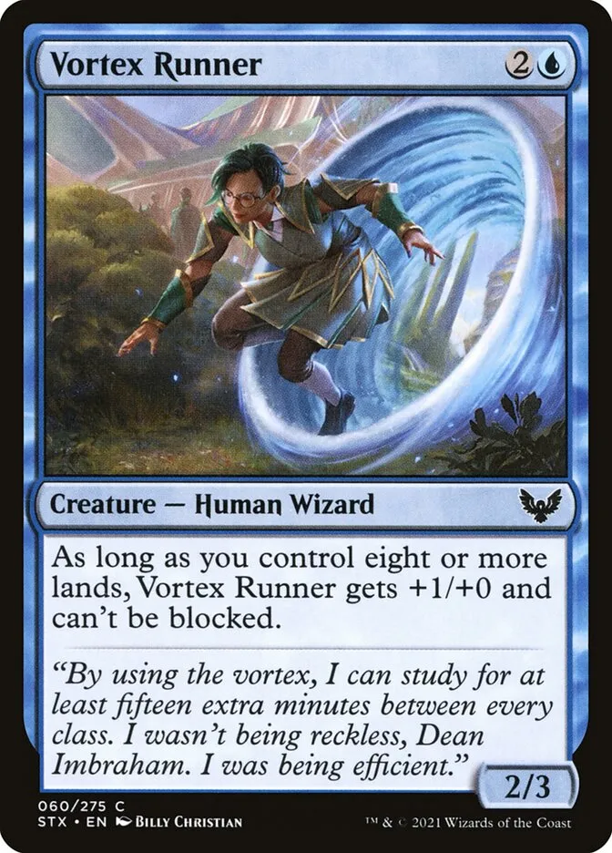 2021 Strixhaven: School of Mages Vortex Runner #60 common card image