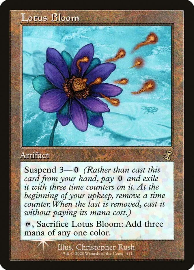2021 Time Spiral Remastered Lotus Bloom rare #411 rare card image