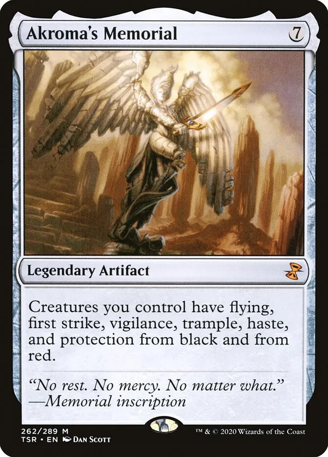 2021 Time Spiral Remastered Akroma's Memorial #262 mythic card image