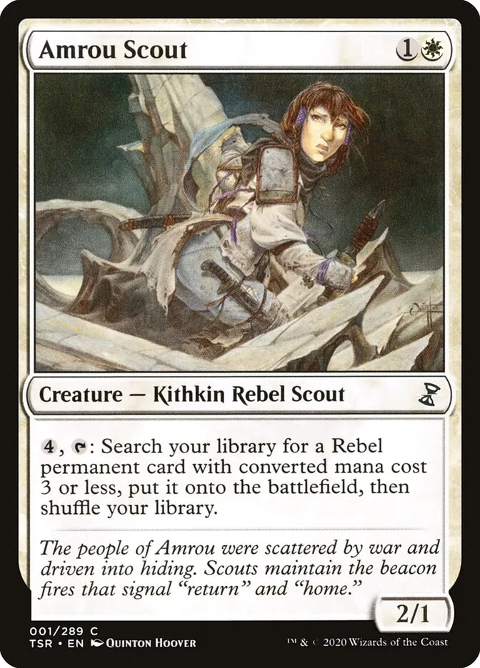 2021 Time Spiral Remastered Amrou Scout common #1 common card image