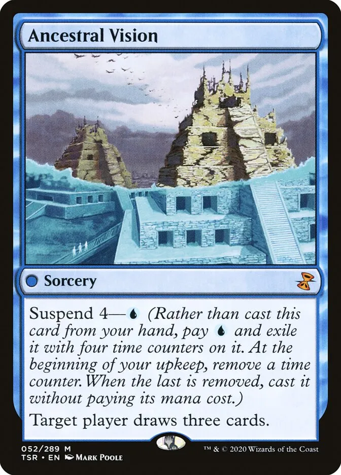 2021 Time Spiral Remastered Ancestral Vision mythic #52 mythic card image