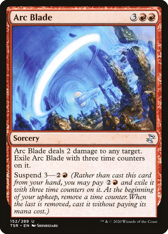 2021 Time Spiral Remastered Arc Blade #152 uncommon card image