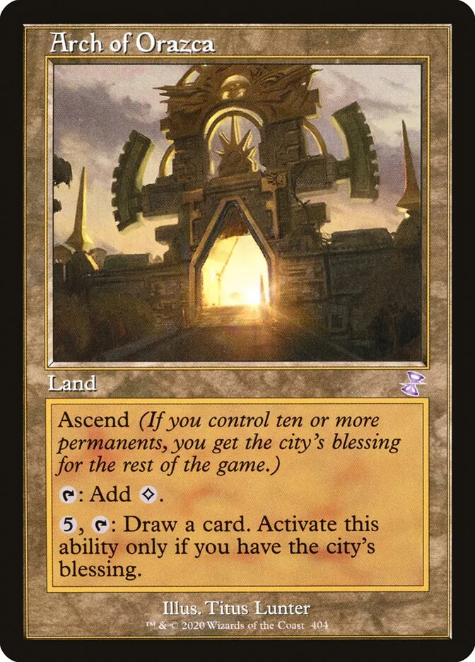2021 Time Spiral Remastered Arch of Orazca #404 special card image