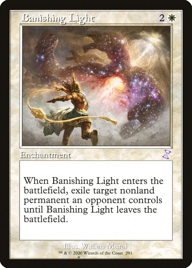 2021 Time Spiral Remastered Banishing Light special #291 special card image