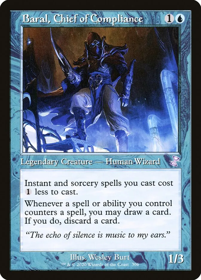 2021 Time Spiral Remastered Baral, Chief of Compliance special #306 special card image