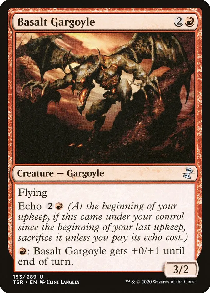 2021 Time Spiral Remastered Basalt Gargoyle #153 uncommon card image