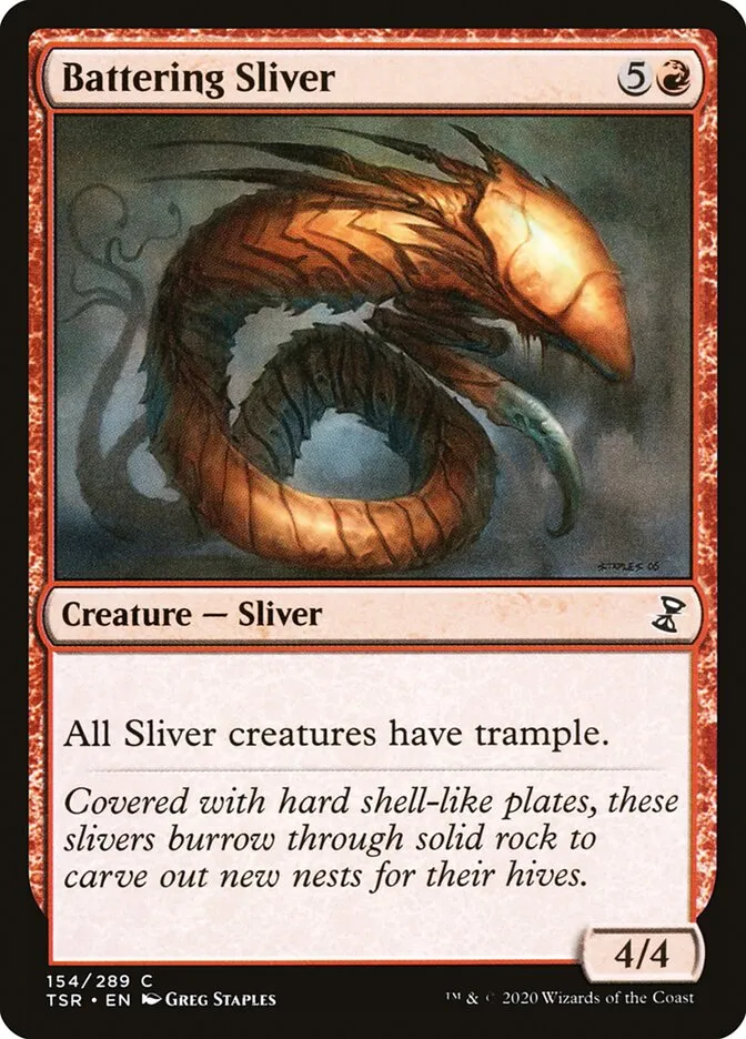2021 Time Spiral Remastered Battering Sliver #154 common card image