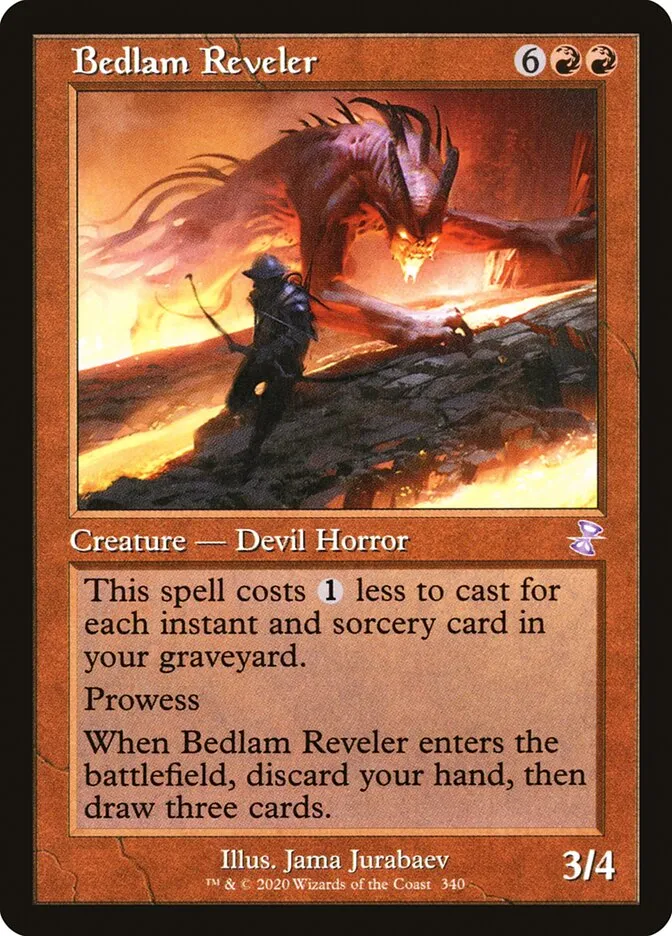 2021 Time Spiral Remastered Bedlam Reveler special #340 special card image