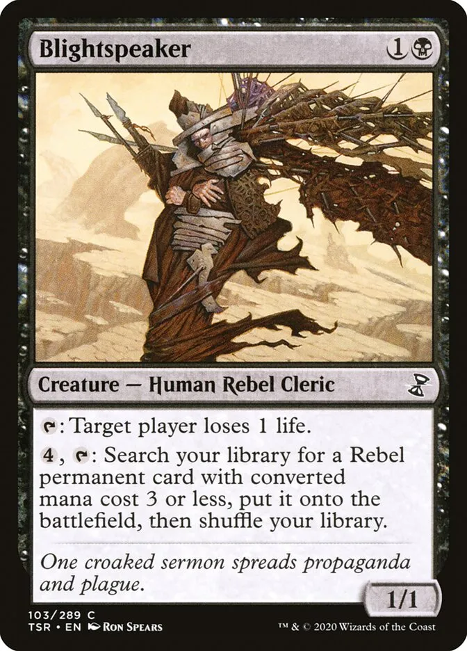 2021 Time Spiral Remastered Blightspeaker common #103 common card image