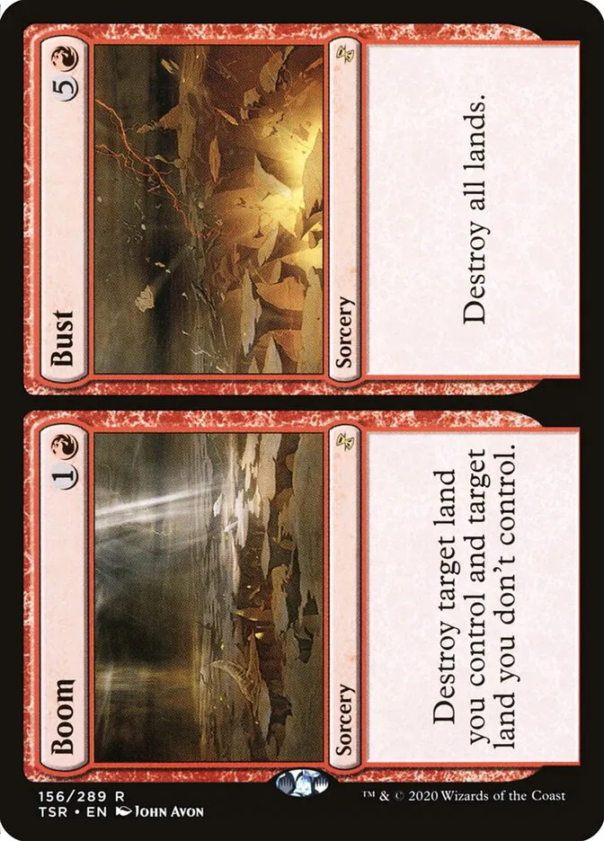 2021 Time Spiral Remastered Boom // Bust rare #156 rare card image