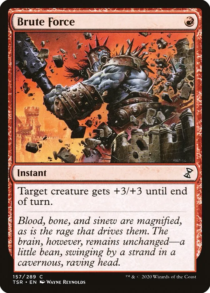 2021 Time Spiral Remastered Brute Force common #157 common card image