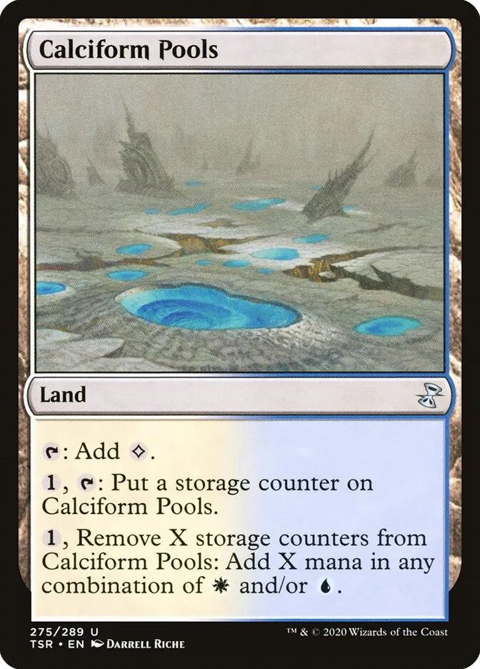 2021 Time Spiral Remastered Calciform Pools #275 uncommon card image