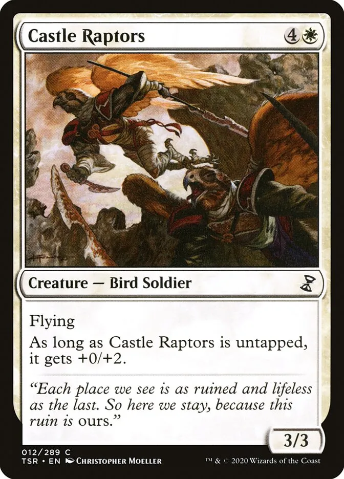 2021 Time Spiral Remastered Castle Raptors common #12 common card image