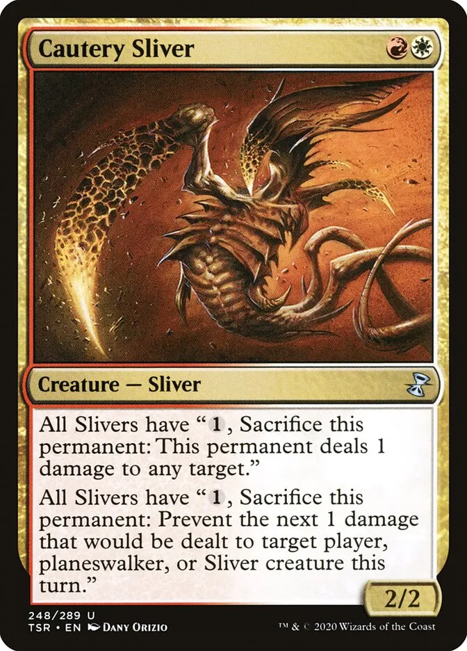 2021 Time Spiral Remastered Cautery Sliver #248 uncommon card image
