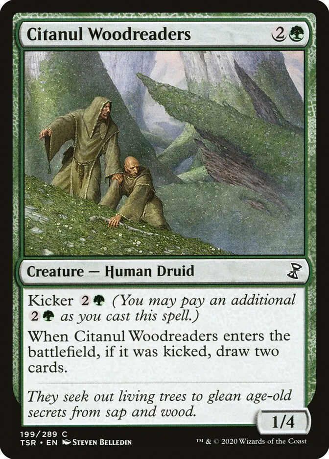 2021 Time Spiral Remastered Citanul Woodreaders #199 common card image