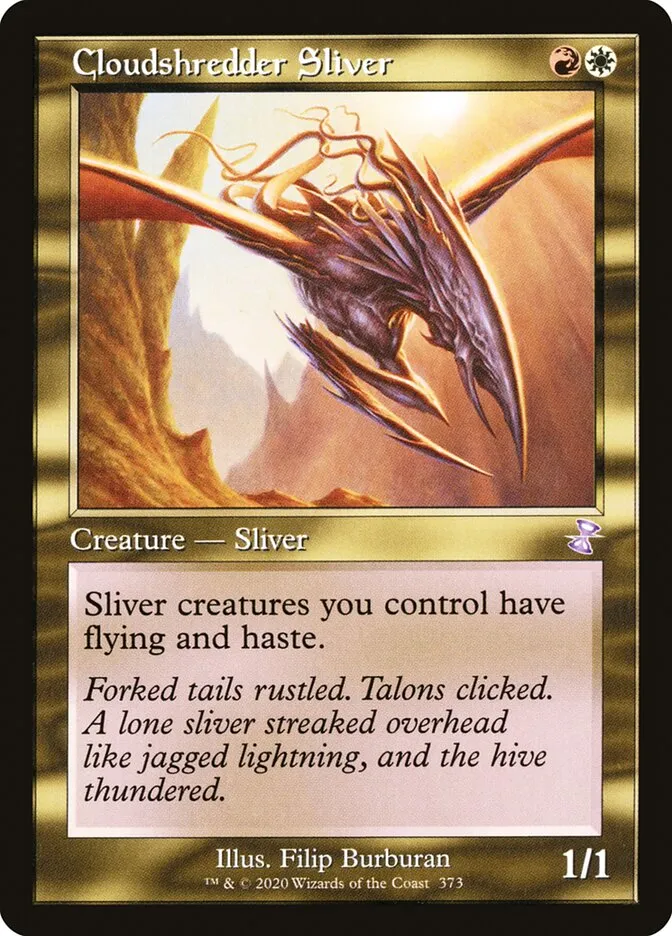 2021 Time Spiral Remastered Cloudshredder Sliver #373 special card image