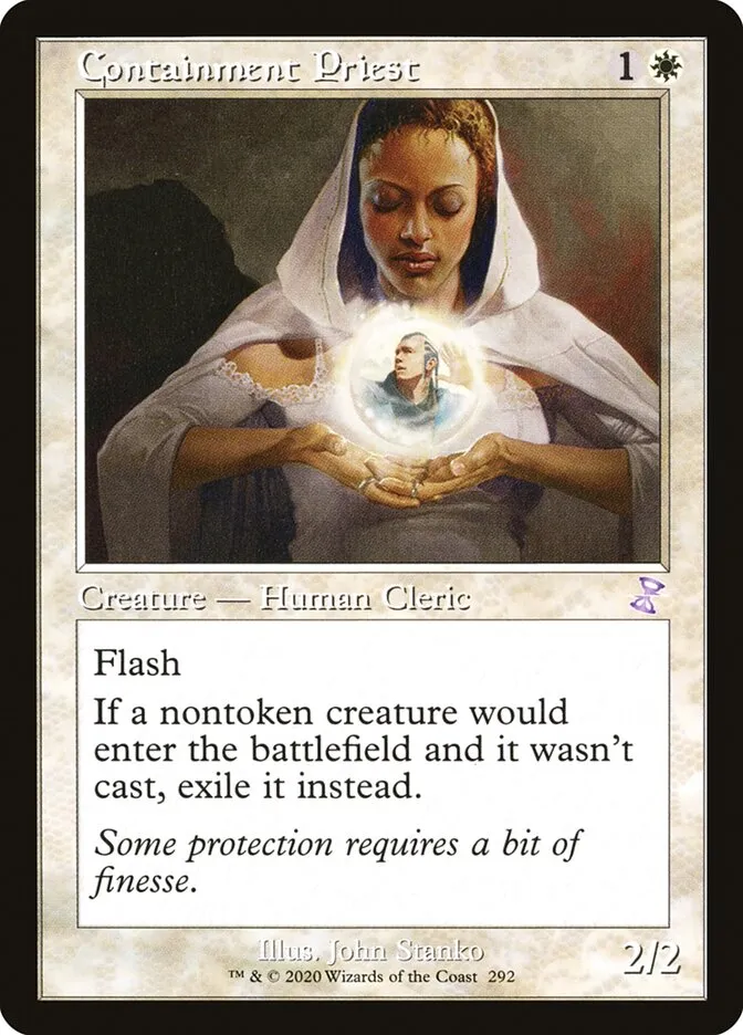 2021 Time Spiral Remastered Containment Priest special #292 special card image