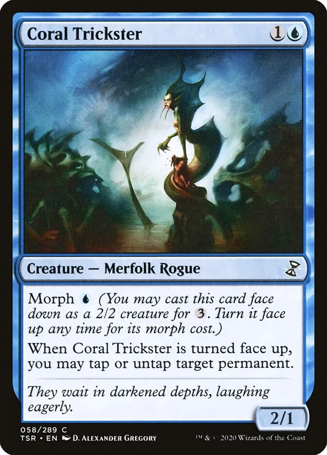 2021 Time Spiral Remastered Coral Trickster common #58 common card image