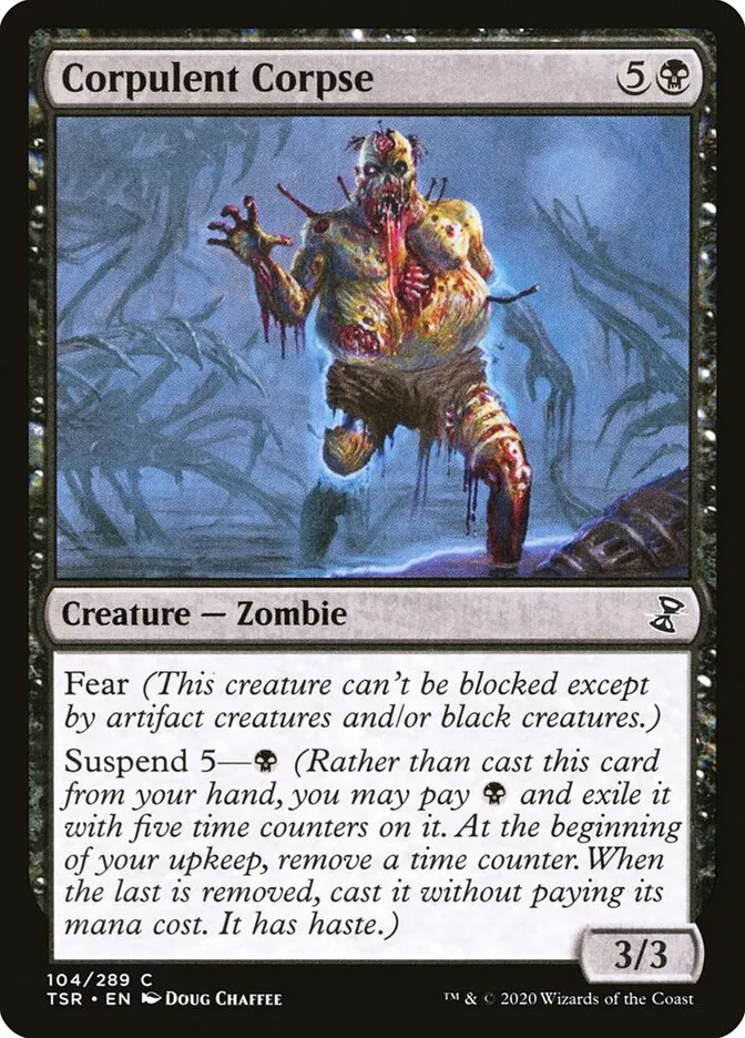 2021 Time Spiral Remastered Corpulent Corpse common #104 common card image