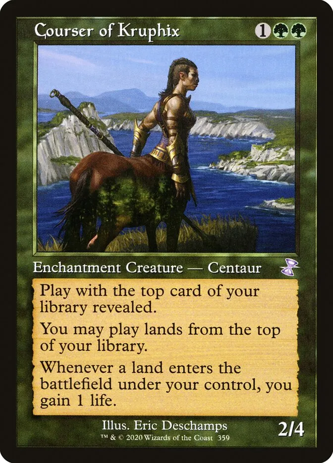 2021 Time Spiral Remastered Courser of Kruphix special #359 special card image