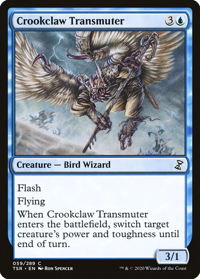 2021 Time Spiral Remastered Crookclaw Transmuter common #59 common card image