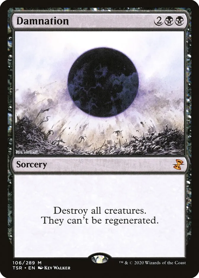 2021 Time Spiral Remastered Damnation #106 mythic card image