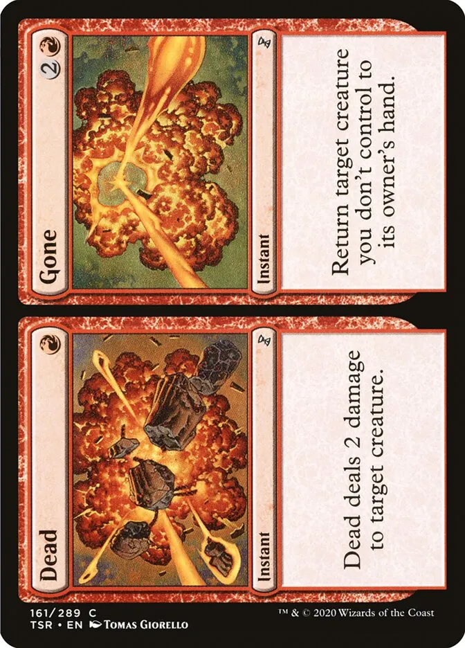 2021 Time Spiral Remastered Dead // Gone common #161 common card image