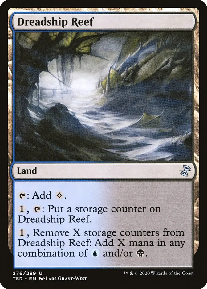 2021 Time Spiral Remastered Dreadship Reef uncommon #276 uncommon card image
