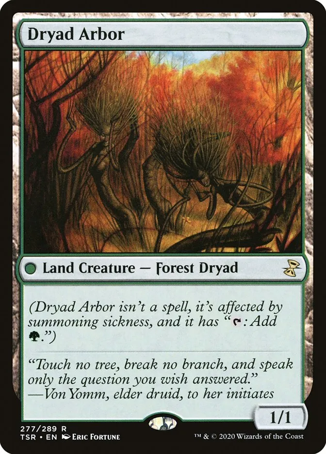 2021 Time Spiral Remastered Dryad Arbor rare #277 rare card image