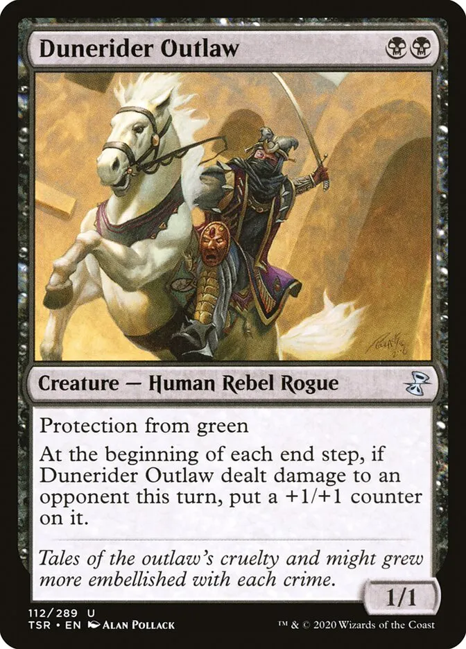 2021 Time Spiral Remastered Dunerider Outlaw #112 uncommon card image