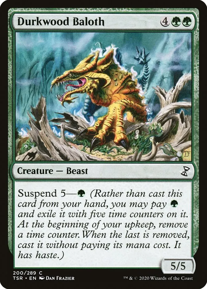 2021 Time Spiral Remastered Durkwood Baloth #200 common card image