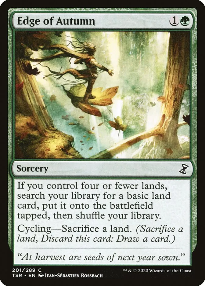 2021 Time Spiral Remastered Edge of Autumn #201 common card image