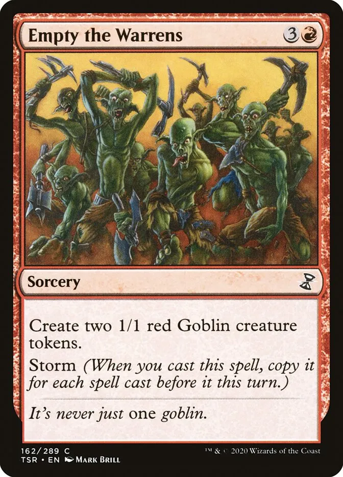 2021 Time Spiral Remastered Empty the Warrens #162 common card image