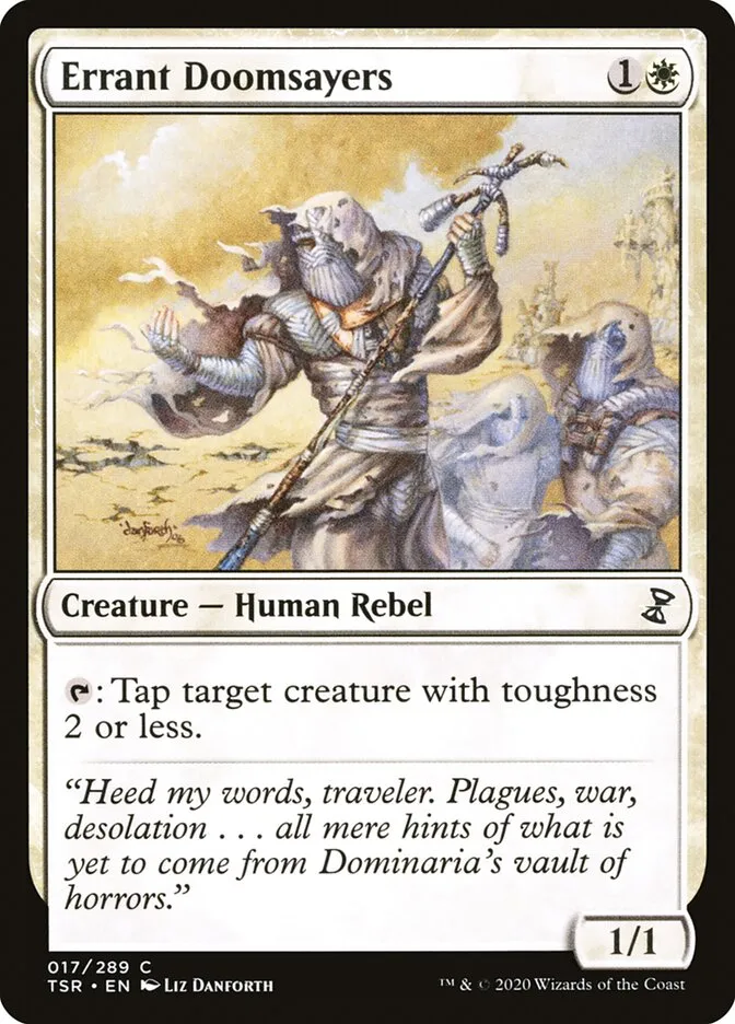 2021 Time Spiral Remastered Errant Doomsayers common #17 common card image