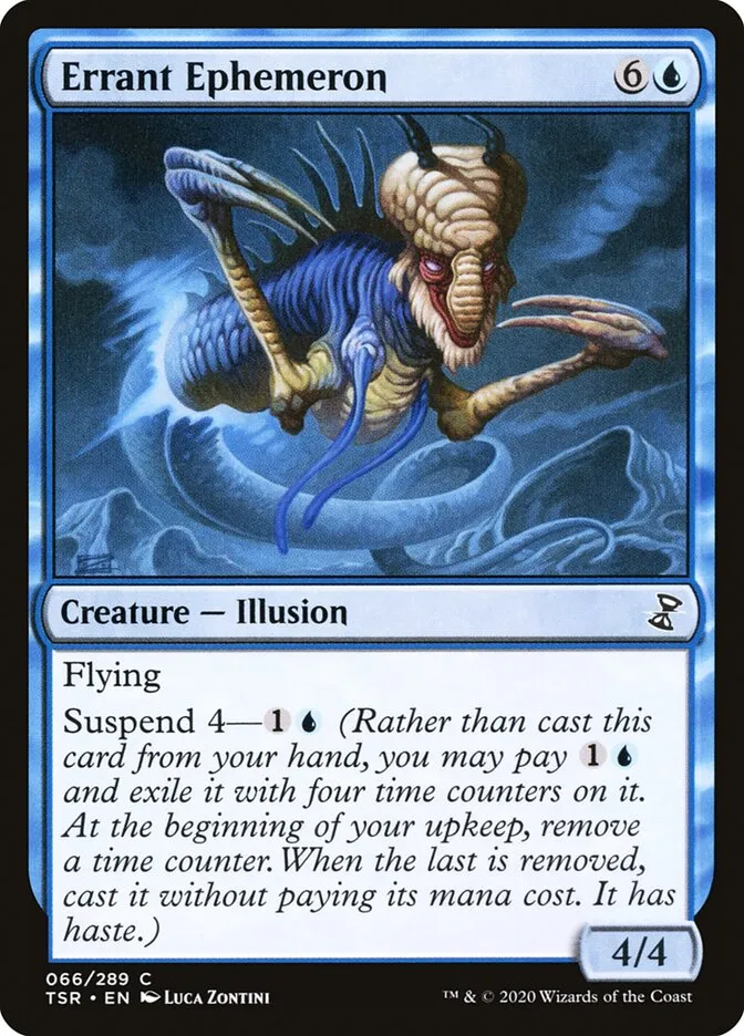 2021 Time Spiral Remastered Errant Ephemeron common #66 common card image