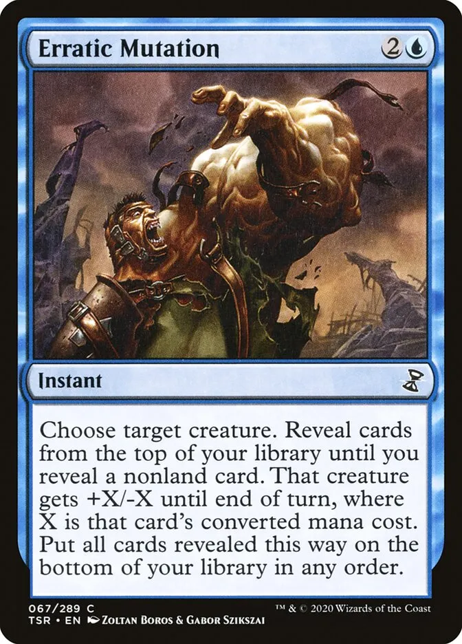 2021 Time Spiral Remastered Erratic Mutation common #67 common card image