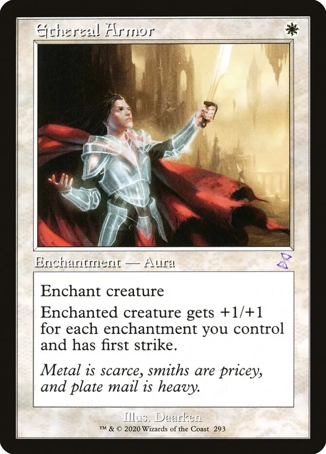 2021 Time Spiral Remastered Ethereal Armor special #293 special card image