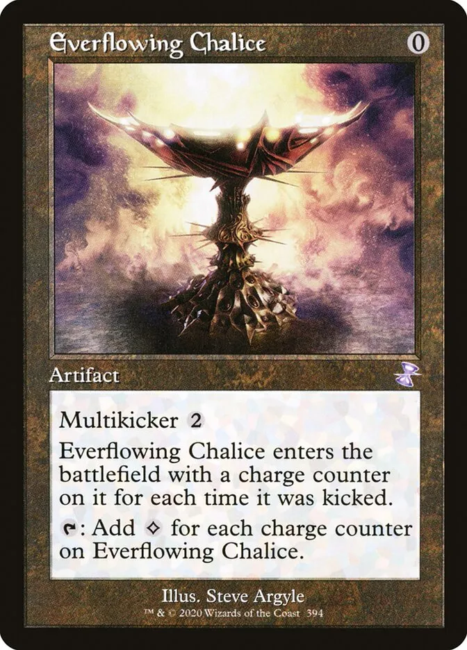 2021 Time Spiral Remastered Everflowing Chalice #394 special card image