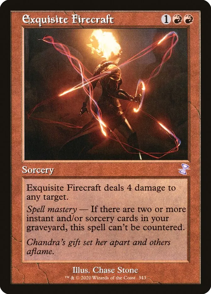 2021 Time Spiral Remastered Exquisite Firecraft special #343 special card image