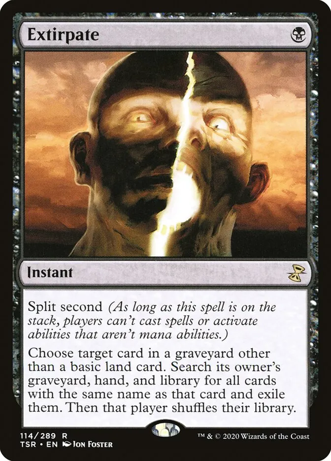2021 Time Spiral Remastered Extirpate rare #114 rare card image