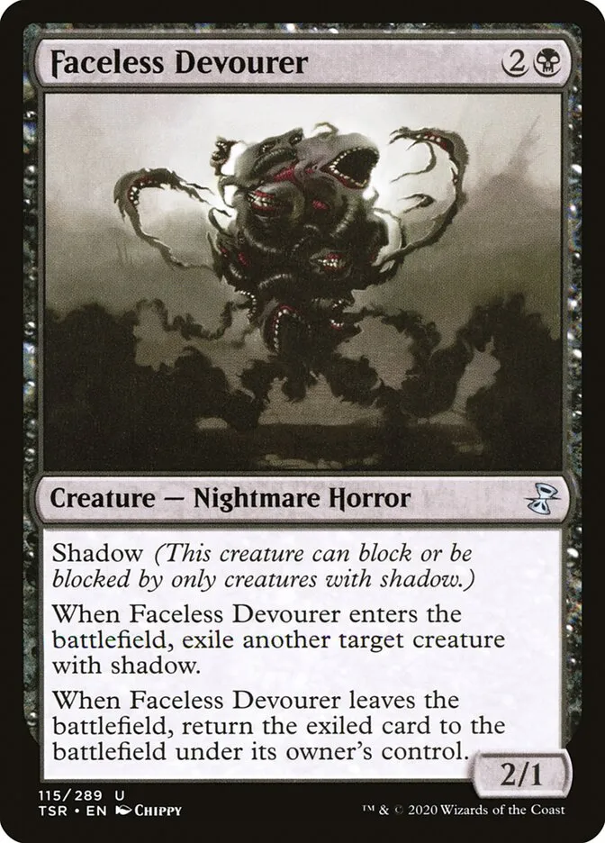 2021 Time Spiral Remastered Faceless Devourer uncommon #115 uncommon card image