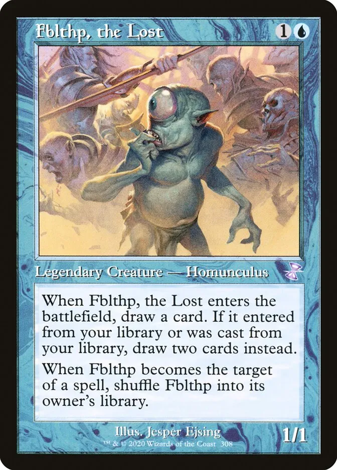 2021 Time Spiral Remastered Fblthp, the Lost special #308 special card image