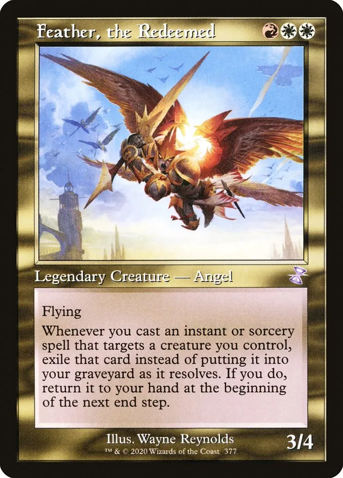 2021 Time Spiral Remastered Feather, the Redeemed #377 special card image