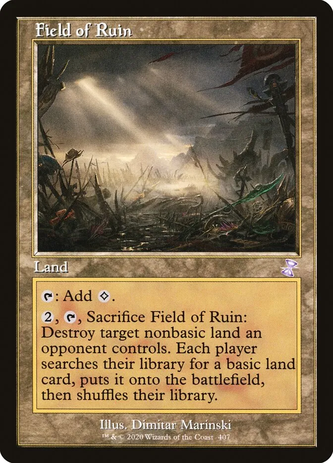 2021 Time Spiral Remastered Field of Ruin #407 special card image