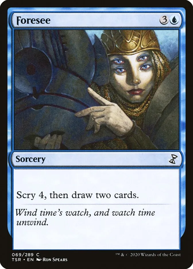 2021 Time Spiral Remastered Foresee common #69 common card image