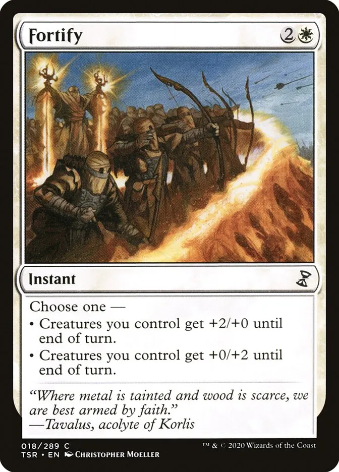 2021 Time Spiral Remastered Fortify common #18 common card image