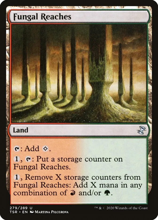 2021 Time Spiral Remastered Fungal Reaches #279 uncommon card image