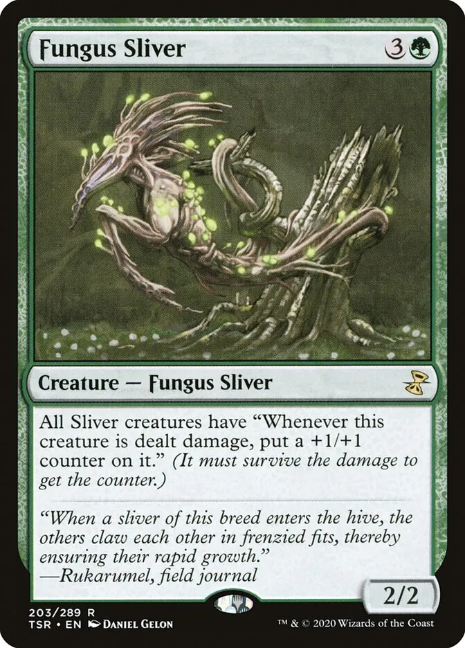 2021 Time Spiral Remastered Fungus Sliver rare #203 rare card image