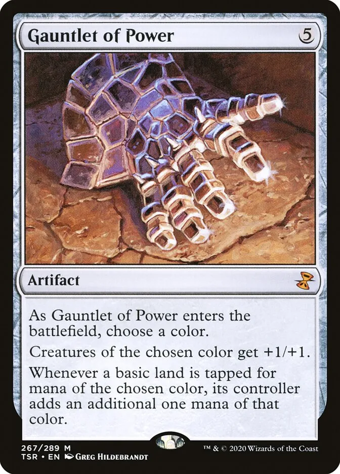 2021 Time Spiral Remastered Gauntlet of Power #267 mythic card image